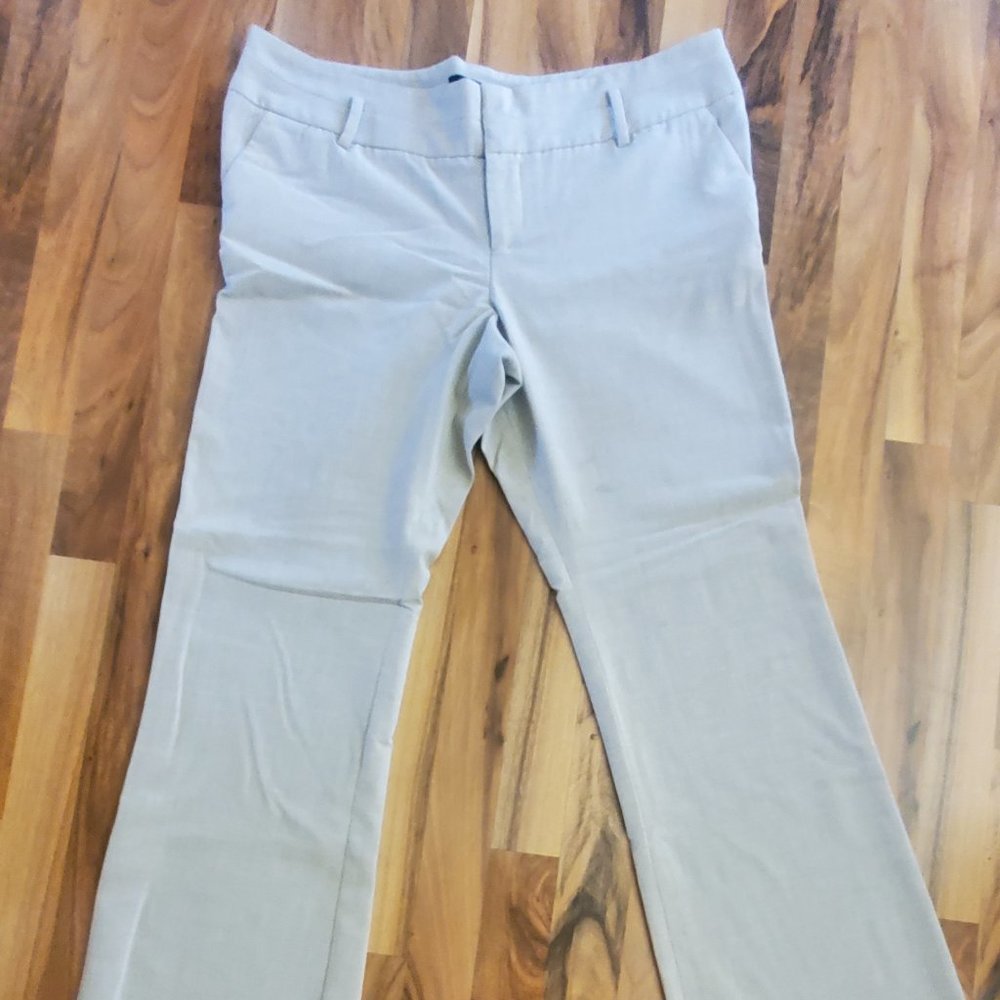 Women's Cream Merona Wide Leg Dress Pants